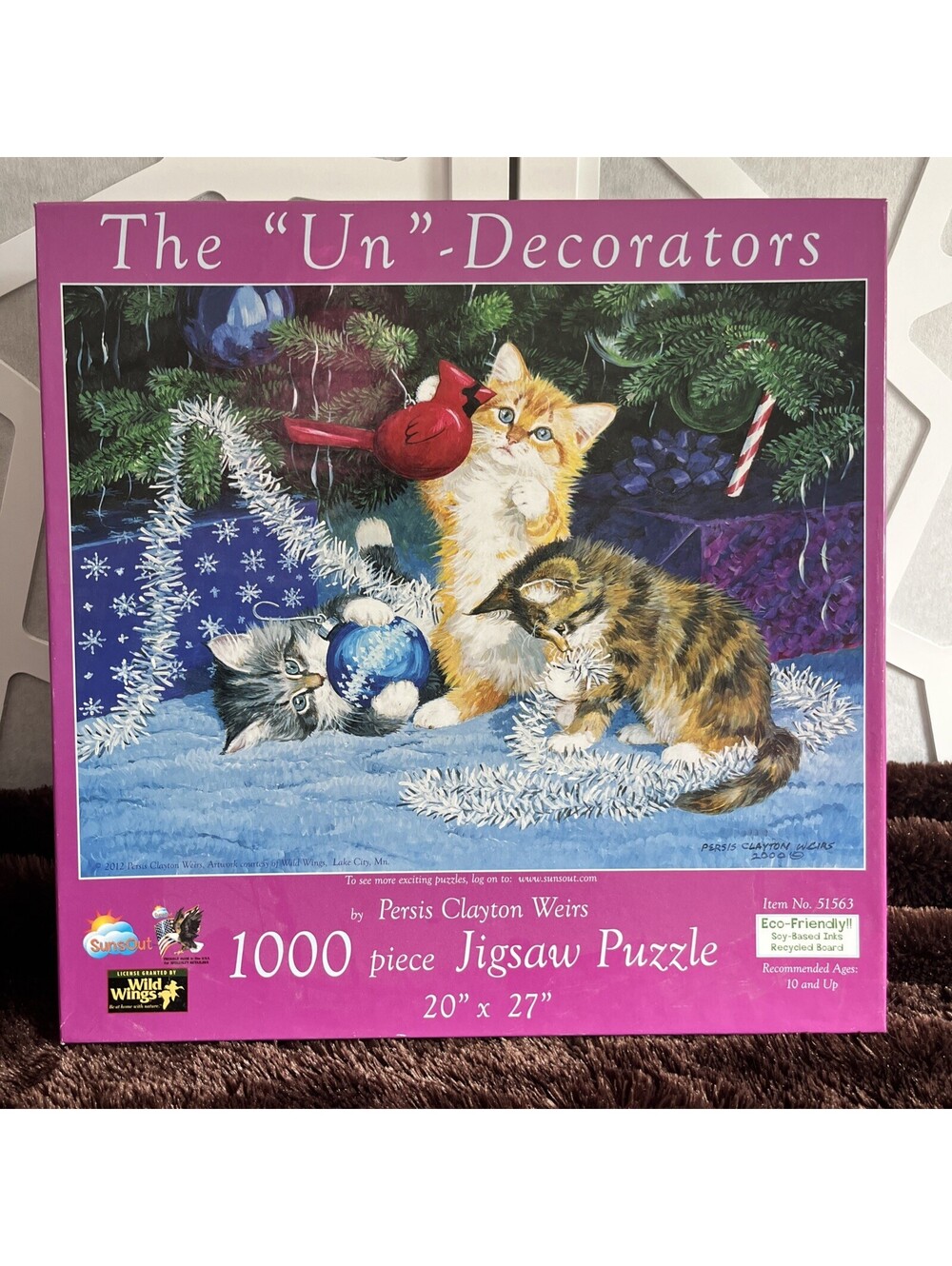 SunsOut The UnDecorators 1000 Piece Jigsaw Puzzle Persis Clayton Weirs Christmas